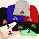 Шапка HK Army Skull Beanie grey/black