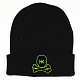 Шапка HK Army Skull Beanie black/neon