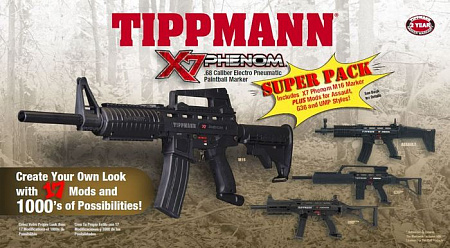 Маркер Tippmann X7 Phenom Egrip Super pack