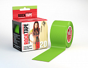 Кинезиотейп RockTape H2O Зеленый Лайм