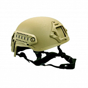 Каска JKN Helmet W/NVG Mount & Siderails Sand