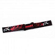 Contract Killer Goggle Strap Black/Red Fight Life