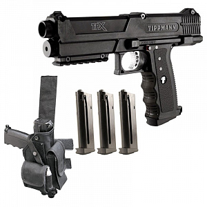 Пистолет Tippmann TiPX Trufeed  Deluxe Pistol Kit - Black