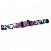 Contract Killer Goggle Strap Grey/Pink Fight Life