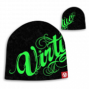 Шапка Virtue Script Beanie Black/Green