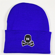 Шапка HK Skull Beanies Blue/Black