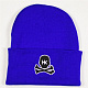 Шапка HK Skull Beanies Blue/Black