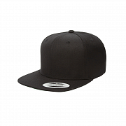 Кепка бейсболка FlexFit 6089 M 6 Panel Cotton Twill Snapback All Black