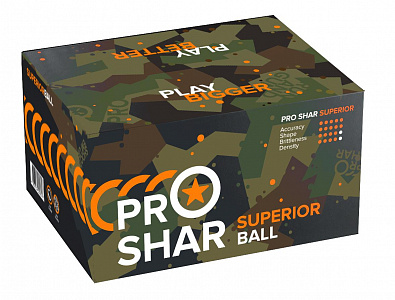 Шары для пейнтбола PRO-SHAR Premium Superior (0,68) 2000 шт
