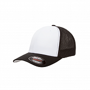 Кепка бейсболка FlexFit 6511 W Flexfit Trucker Mesh with White Front Panels