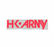 Наклейка на автомобиль HK Army TYPEFACE Car Stiker Red